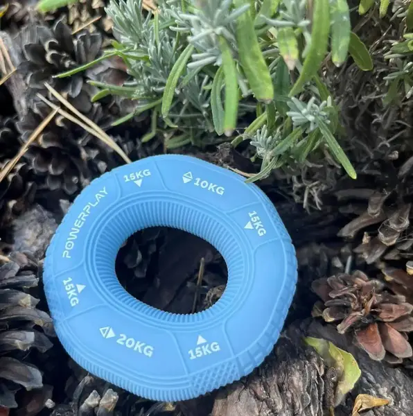 Еспандер кистьовий силіконовий PowerPlay PP-4331 Hand Grip Light 10-15-20 кг. Блакитний купити недорого в Україні, фото 8