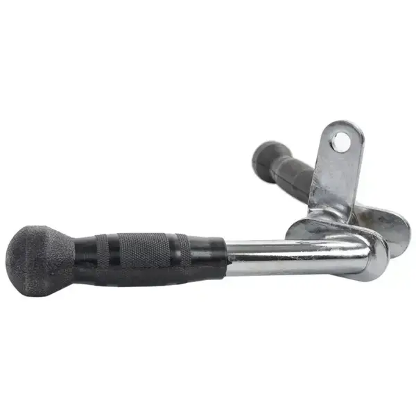 Ручка для верхней тяги York Fitness V-образная на трицепс с вращающимся подвесом и резиновыми рукоятками, хром. купить недорого в Украине, фото 5