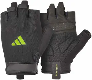 Перчатки для тренинга Adidas Essential Training Gloves черный, зеленый Уни M купить
