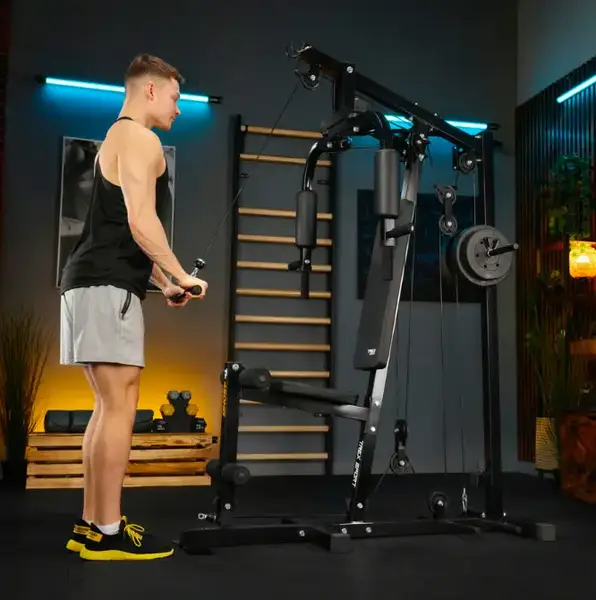 Силова фітнес станція Trex Sport TX-450HG з верхньою та нижньою тягою купити недорого в Україні, фото 5