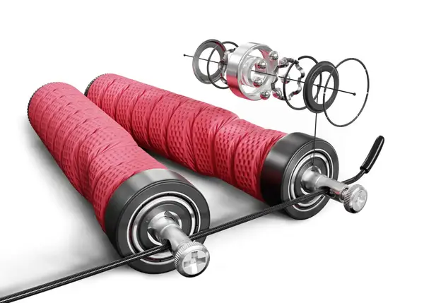 Скакалка з підшипниками та м'якою рукояткою Hop-Sport HS-P030JR чорна купити недорого в Україні, фото 6