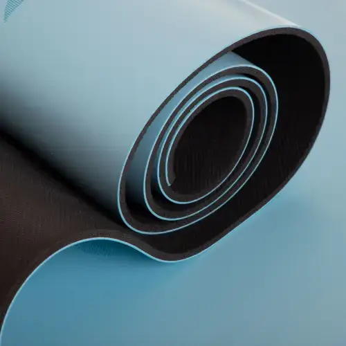 Мат для йоги Generation Fitness 183х61х0,6 світло-синій купити недорого в Україні, фото 3