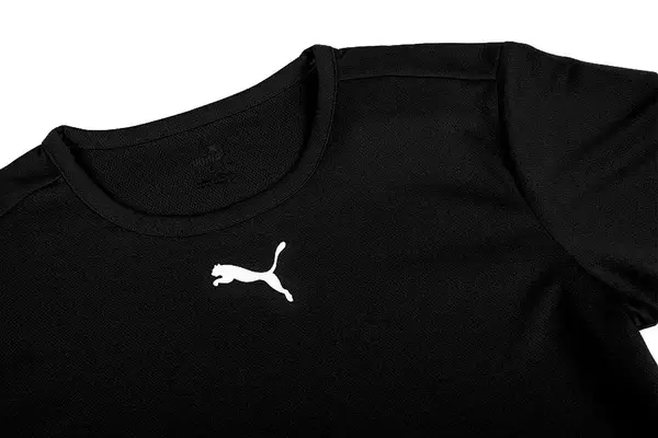 Футболка Puma teamRISE Jersey Jr чорний Діт 116 см купити недорого в Україні, фото 3