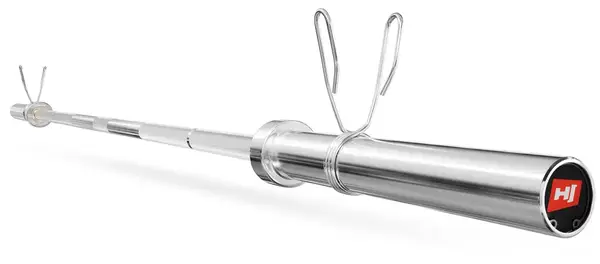 Гриф олимпийский для штанги Hop-Sport 220см | Серебряный | (50мм) купить недорого в Украине, фото 2