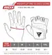 Перчатки для фитнеса RDX S2 Leather Black 2XL купить