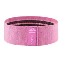 Тканевая резинка для фитнеса и спорта PowerPlay 4111 Hip Band M Medium Розовая (d_76cm) купить