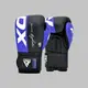 Боксерські рукавиці RDX F4 Boxing Sparring Gloves Hook&Loop BLUE/BLACK 10 унцій (капа у комплекті) купити