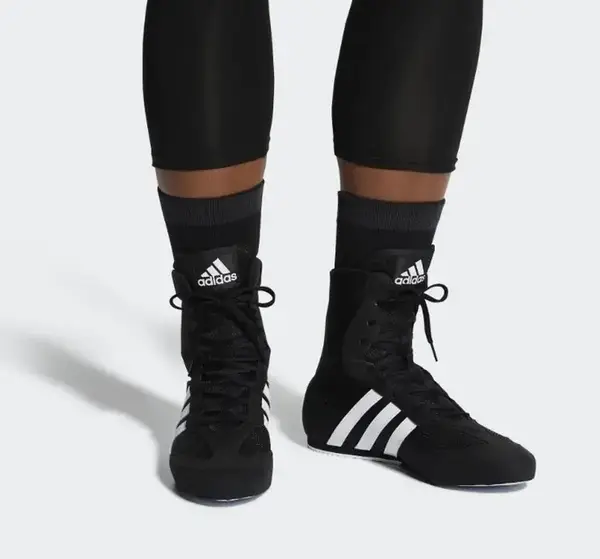Взуття для боксу (боксерки) ADIDAS Box Hog 2 BA7928 | чорні | 49.5 купити недорого в Україні, фото 5