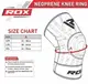 Наколенник спортивный неопреновый RDX New L/XL (1 шт) купить