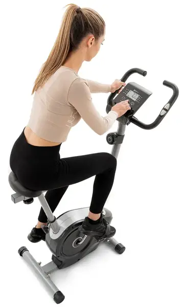 Велотренажер магнитный Hop-Sport HS-2050H Sonic серебристый купить недорого в Украине, фото 5