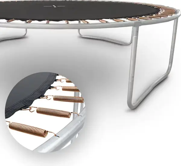 Батут OUTTEC Pumpkin с внутренней сеткой 12 футов 374 см черно-зеленый купить недорого в Украине, фото 5