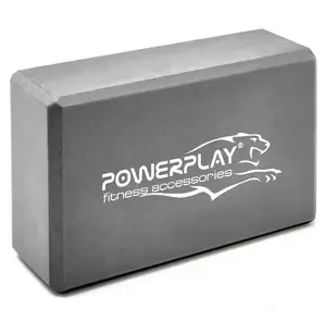 Блок для йоги PowerPlay 4006 Yoga Brick Сірий купити