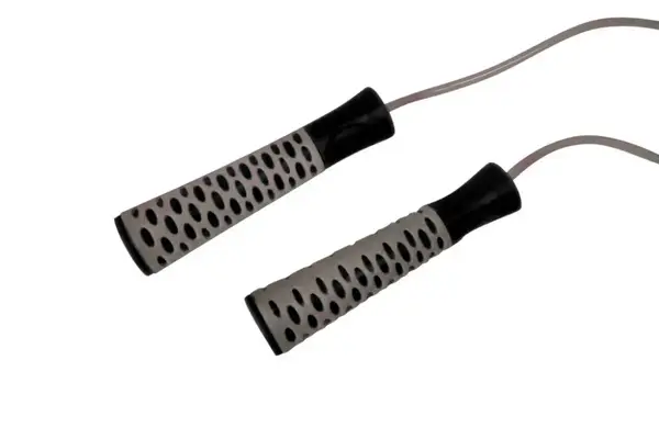 Скакалка PowerPlay 4206 Jump Rope PRO+ Серо-черная (2,75m.) купить недорого в Украине, фото 4