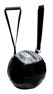 Медицинбол з ручками V`Noks 6 кг | Медичний м’яч для тренувань | Чорний купити