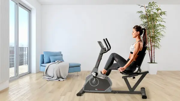 Горизонтальний велотренажер Toorx Recumbent Bike BRXR 65 Comfort (BRX-R65-COMFORT) | Сірий купити недорого в Україні, фото 3