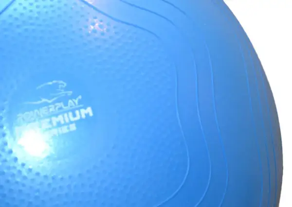 М'яч для фітнесу (фітбол) укріплений PowerPlay 4000 Ø65 cm Premium Gymball Anti-Burst Синій + помпа купити недорого в Україні, фото 6