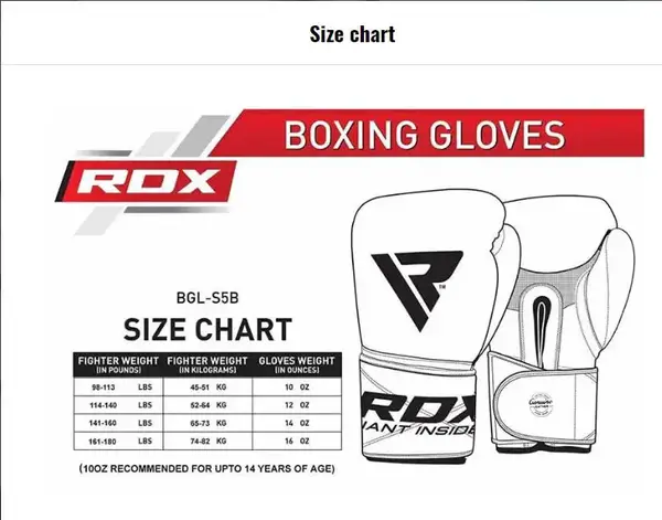 Боксерські рукавиці RDX Pro Gel S5 10 ун. купити недорого в Україні, фото 9