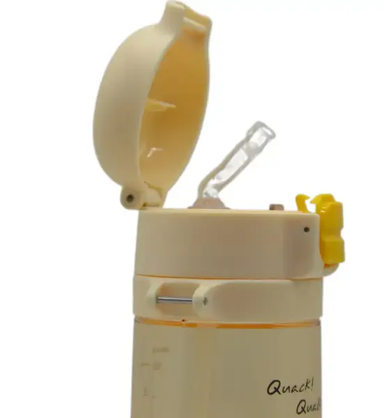 Бутылка для воды CASNO 690 мл KXN-1219 Оранжевая (гуси) с соломинкойTRITAN купить недорого в Украине, фото 4