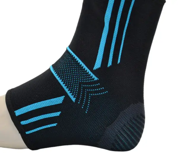Бандажі на гомілкостоп Power System PS-6022 Ankle Support Evo Black/Blue M (пара) купити недорого в Україні, фото 4
