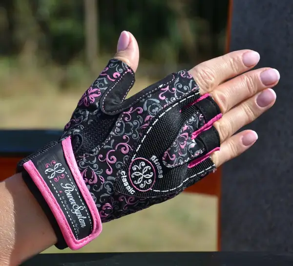 Рукавички для фітнесу Power System PS-2910 Classy Жіночі Pink XS купити недорого в Україні, фото 5