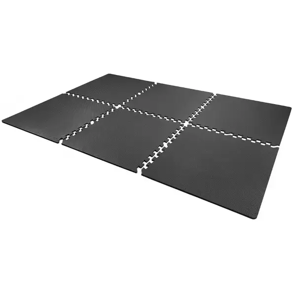 Мат-пазл Gymtek EVA 121х181, 5х1см 6 частин чорний купити недорого в Україні, фото 2