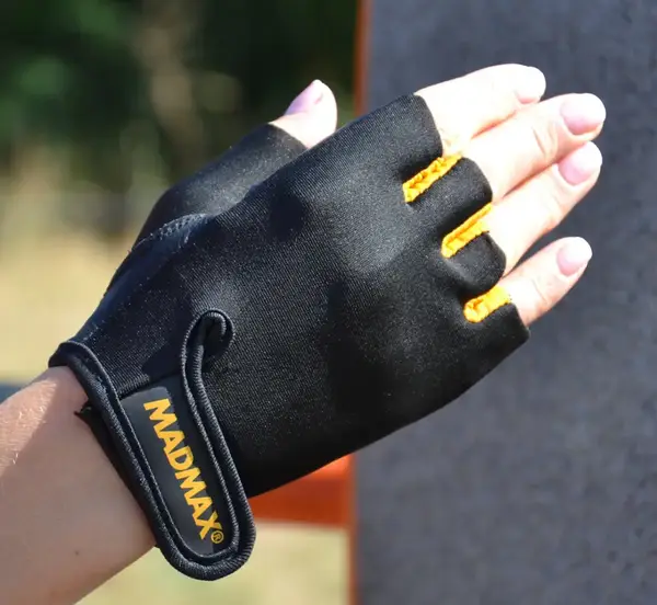 Перчатки для фитнеса MadMax MFG-251 Rainbow Orange XS купить недорого в Украине, фото 5