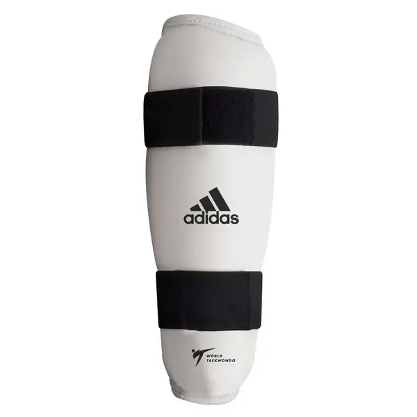 Защита голени для Тхэквондо с лицензией WT белая XL ADIDAS ADITSP01 купить недорого в Украине, фото 3