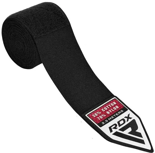 Бинты для бокса RDX Hand Wraps Black (2.5м.) купить недорого в Украине, фото 2