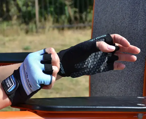 Перчатки для фитнеса Power System PS-2920 Fit Girl Evo Blue M купить недорого в Украине, фото 9