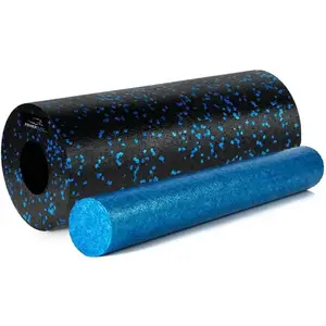 Массажный набор PowerPlay PP_4015 EPP Foam Roller Set 4in1 (2-я роллы + 2-я мячи) Черно-синий купить