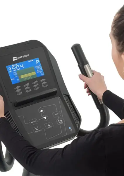 Велотренажер HS-100H Solid iConsole+ мат сірий купити недорого в Україні, фото 7