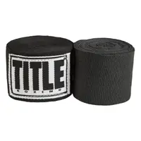 Бинты для бокса TITLE Boxing Select 180" Semi Elastic Mexican Black (4.5м.) купить