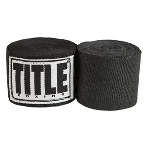 Бинты для бокса TITLE Boxing Select 180" Semi Elastic Mexican Black (4.5м.) купить