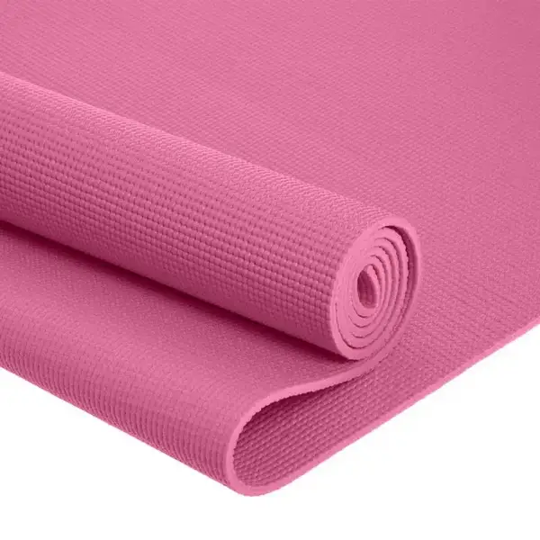 Килимок для йоги та фітнесу Power System PS-4014 PVC Fitness Yoga Mat Pink (173x61x0.6) купити недорого в Україні, фото 4