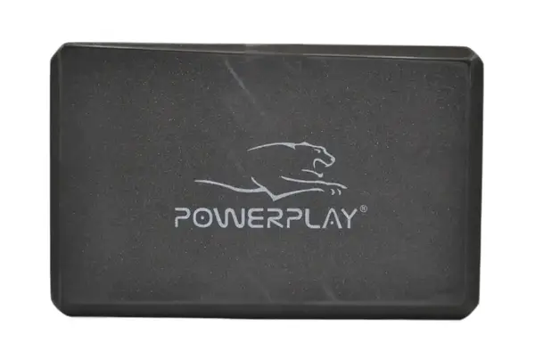 Блок для йоги PowerPlay 4006 Yoga Brick Чорний купити недорого в Україні, фото 2