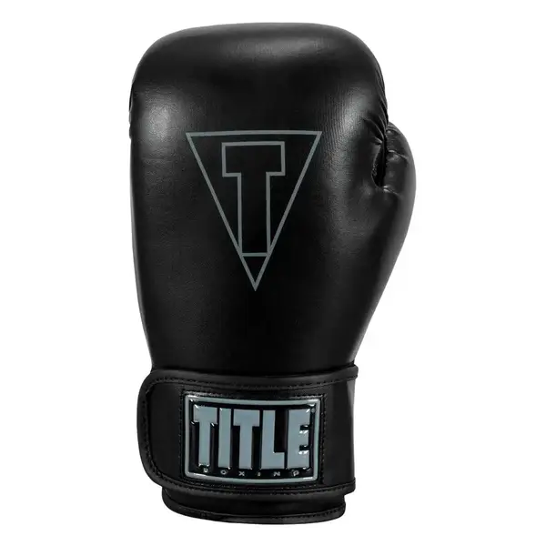 Боксерські рукавиці TITLE Boxing Vegan Gloves Black 16 oz (капа в комплекті) купити недорого в Україні, фото 3