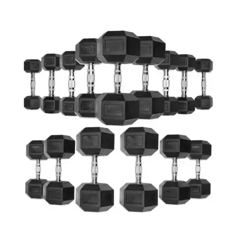 Гексагональний гантельний ряд Generation Fitness FF 51D2C-12-40 кг (15 пар) 780 кг купити недорого в Україні, фото 2