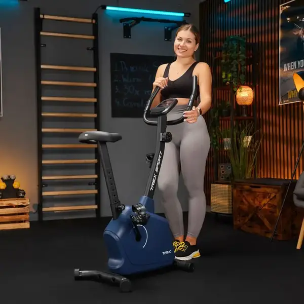 Велотренажер Trex Sport TX-380MB Rigon магнитный темно-синий купить недорого в Украине, фото 8