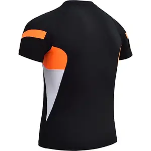 Рашгард із коротким рукавом RDX Lycra Orange S купити