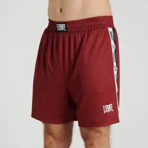 Шорти боксерські Leone Iconic Бордовий XL купити