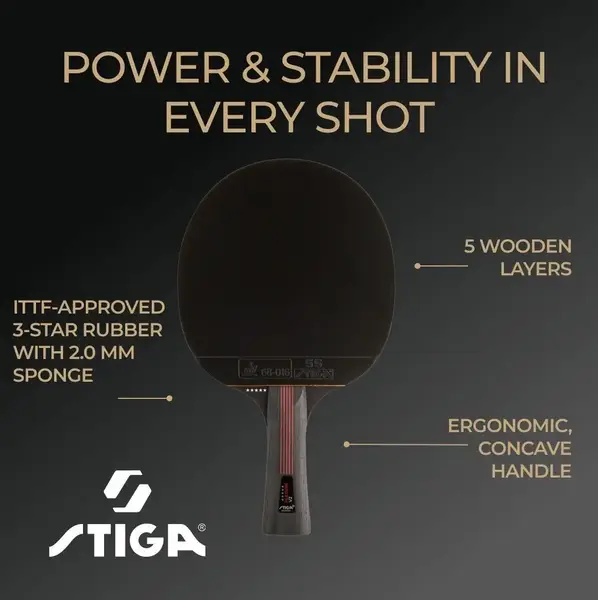 Ракетка для настільного тенісу Stiga Flexure 5 Star ver.2 FL (1215-1205-35) купити недорого в Україні, фото 9