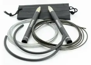 Скакалка скоростная на алюминиевая подшипниках MadMax MFA-286 Speed jump rope Black купить