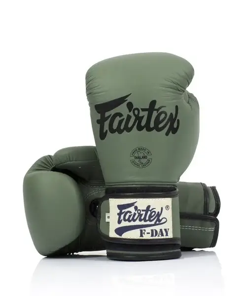 Боксерские перчатки Fairtex BGV11 Green 16 унций (бинты в комплекте) купить