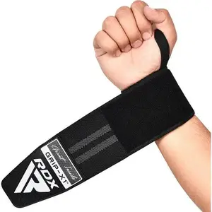 Бинти для зап'ясть (кистьові бинти) RDX WR11 GYM Wrist Wrap Black/Grey купити