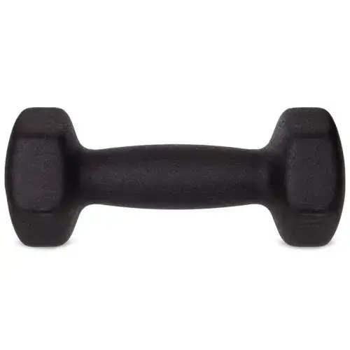 Гантель для фитнеса с неопреновым покрытием Generation Fitness FF51D4A-2kg (черный) купить недорого в Украине, фото 4