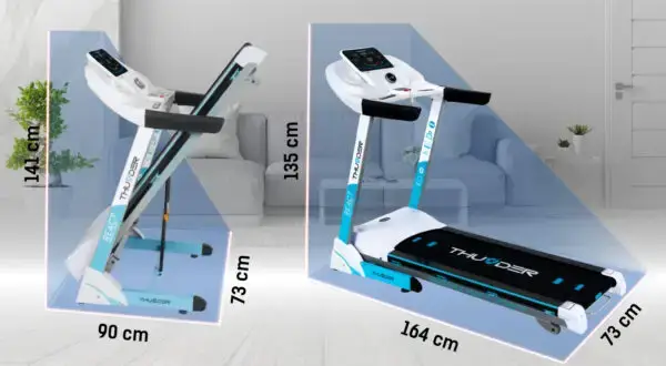 Беговая дорожка THUNDER REACT-S-WHITE купить недорого в Украине, фото 2