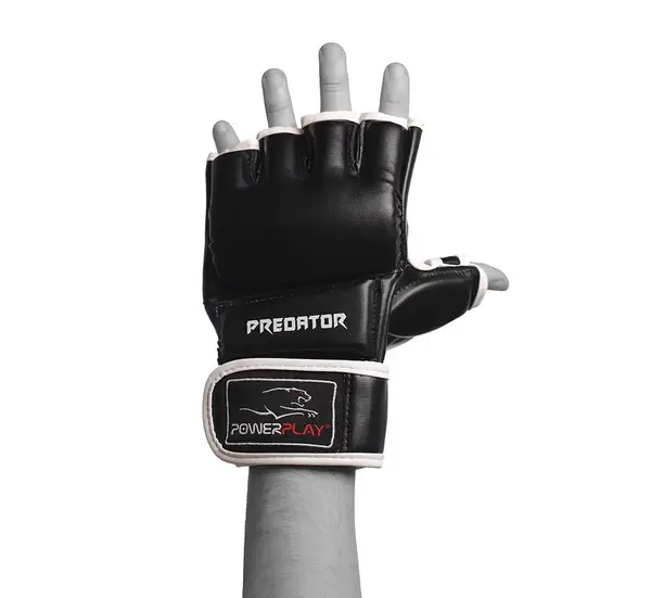 Перчатки для MMA PowerPlay 3056 Черные XL купить недорого в Украине, фото 4
