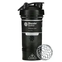 Шейкер спортивний BlenderBottle ProStak 22oz/650ml з 2-ма контейнерами Black Шейкер спортивний BlenderBottle ProStak 22oz/650ml з 2-ма контейнерами Black купити