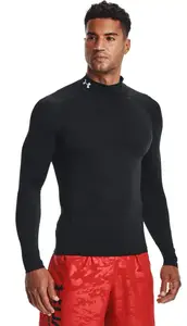 Лонгслів UA HG Armour Comp Mock LS чорний Чол SM купити