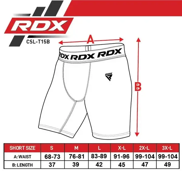 Компрессионные шорты RDX T15 BLACK-2XL купить недорого в Украине, фото 6